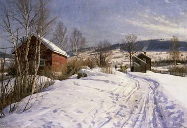 Winterlandschaft, Lillehammer