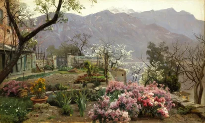 Blumengarten bei Bellagio