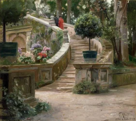 Im Park der Villa d