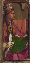 Pius II., Größe: 116x52, um 1473-1475, Nationalgalerie der Marken, Urbino