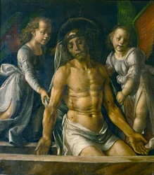 Pietà mit zwei Engeln, 1480