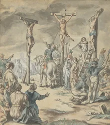 Die Kreuzigung Christi, spätes 18. Jahrhundert