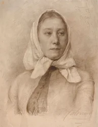 Mädchen mit einem Schal