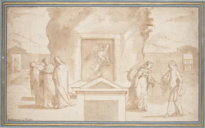 Die Frauen am Grab Christi und Noli me tangere