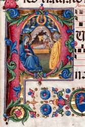 Piccolomini-Bibliothek: Chorbuch, cod. 102.8, ff. 48r mit 