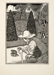 Ein treuer Begleiter, aus Hundert Anekdoten über Tiere, veröffentlicht 1924