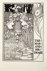 Der Mann und sein Bild, aus Fontaine Fables, veröffentlicht 1905