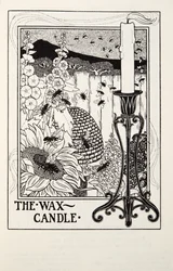 Die Wachskerze, aus Fontaine Fables, veröffentlicht 1905