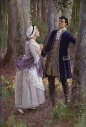 Illustration für Wuthering Heights von Emily Bronte