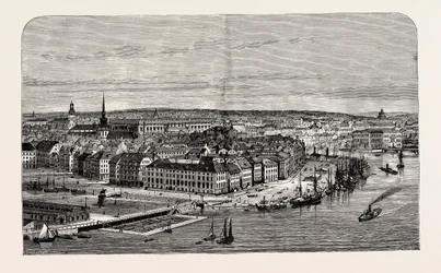 Stockholm, Schweden (Gravur)