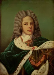Porträt des Duc de Saint-Simon (1675-1755) nach einem Porträt von Hyacinthe Rigaud (1659-1743), 1887