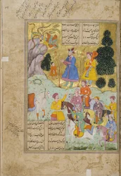 Illustration aus dem Shahnama (Buch der Könige) von Abul-Qasim Mansur Firdawsi (ca. 934-ca. 1020), 1781-82