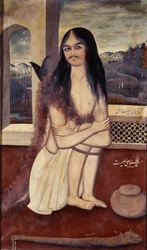 Porträt von Shamsi Tabrizi, dem Derwisch, um 1840-1