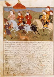 Darstellung von Houlagou Khan, Enkel von Dschingis Khan