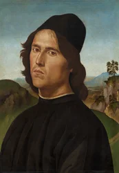 Porträt von Lorenzo di Credi, 1488