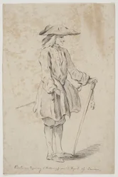 Holbergfigur. Gert Londemann als Pedro in Don Ranudo