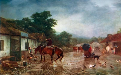 Ein regnerischer Tag, 1870, 1912.