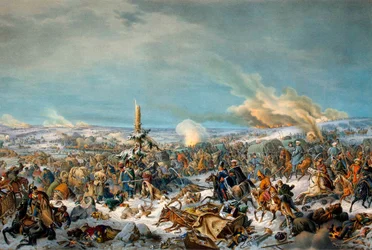 Überquerung des Flusses Beresina, Russland, 27. November 1812, 1844
