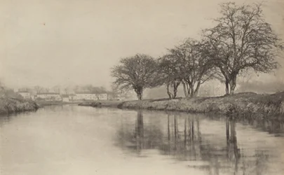 Das Dorf am Fluss, 1890-1891, gedruckt 1893
