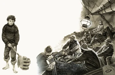 Ein Tag im Leben eines Schiffsjungen