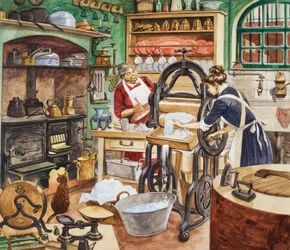 Küche des neunzehnten Jahrhunderts