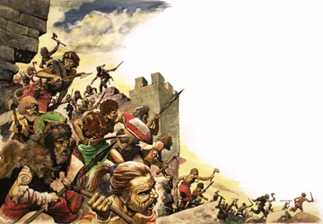 Piktenkrieger fallen in Britannien ein