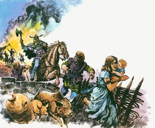 Die Sachsen vertrieben die Briten