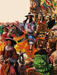 Die Restauration von König Karl II.