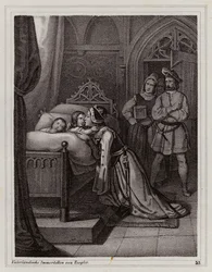 Margarete von Sizilien verlässt ihre Söhne