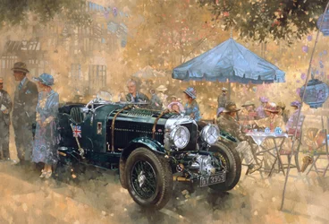Gartenparty mit dem Bentley