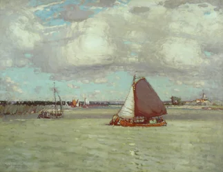 Ein niederländischer Fluss, ca. 1904