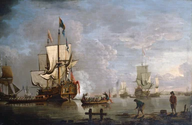 Der Morgenschuss: HMS Peregrine vor Rochester