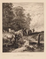 Die zurückkehrende Herde, ca. 1885
