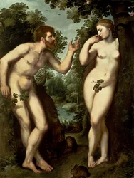 Adam und Eva, ca. 1599