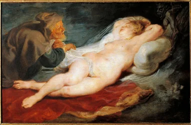 Angelica und der Einsiedler. Aus Orlando Furioso