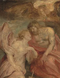 Venus bittet Jupiter (Detail)
