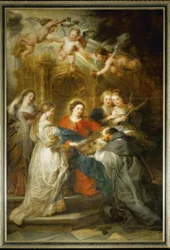 Maria erscheint dem hl. Ildefonso
