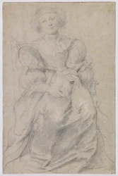 Porträt von Hélène Fourment, um 1630-1631