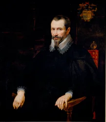 Porträt von Niccolo Pallavicino Gemälde von Peter Paul Rubens (1577-1640) 1604-1608 Dim. 105x92 cm Private Sammlung