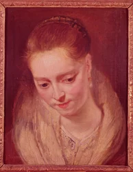 Porträt vermutlich von Helene Fourment (1614-73)