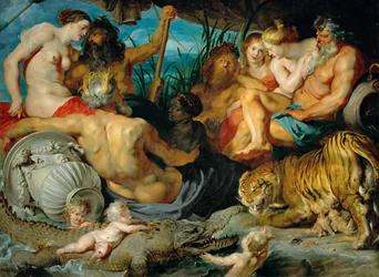 Die vier Kontinente, um 1615