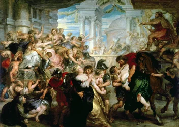 Der Raub der Sabinerinnen, um 1635-40