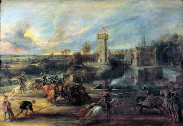 Turnier vor Schloss Steen, 1635-1637