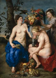 Ceres mit zwei Nymphen