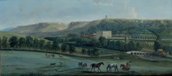 Blick auf Chatsworth von Südwesten