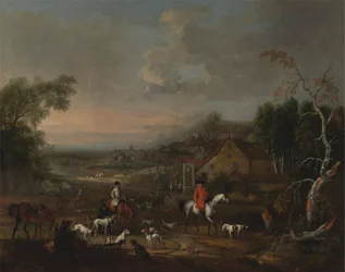 Der Reverend Jemmet Browne bei einem Treffen der Fuchshunde