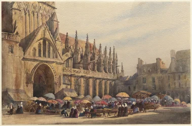 Die Kathedrale von Dieppe