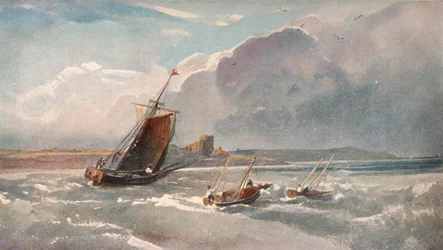 Nähern des Hafens, um 1820