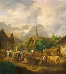 Morgen in Partenkirchen, 1819
