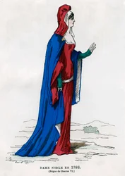 Adlige Frau zur Zeit Karls VI. von Frankreich, 1386, 1882-1884